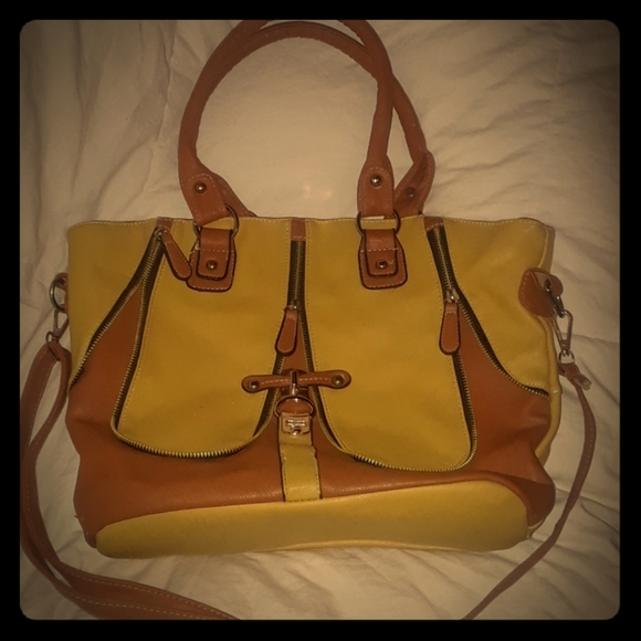 Large Ecosse Handbag/Purse with multi-zippers - Picture 1 of 6